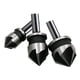 thumbnail image 4 of Biselador de cinco hojas para carpintería, 3 piezas, biselador negro de acero con alto contenido de carbono, 4 of 5