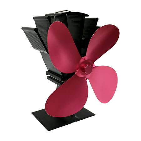 

Moocorvic Clearance Stove Fan Wood Stove Fan Fireplace Fan Heat-powered Fan With 4 Blades