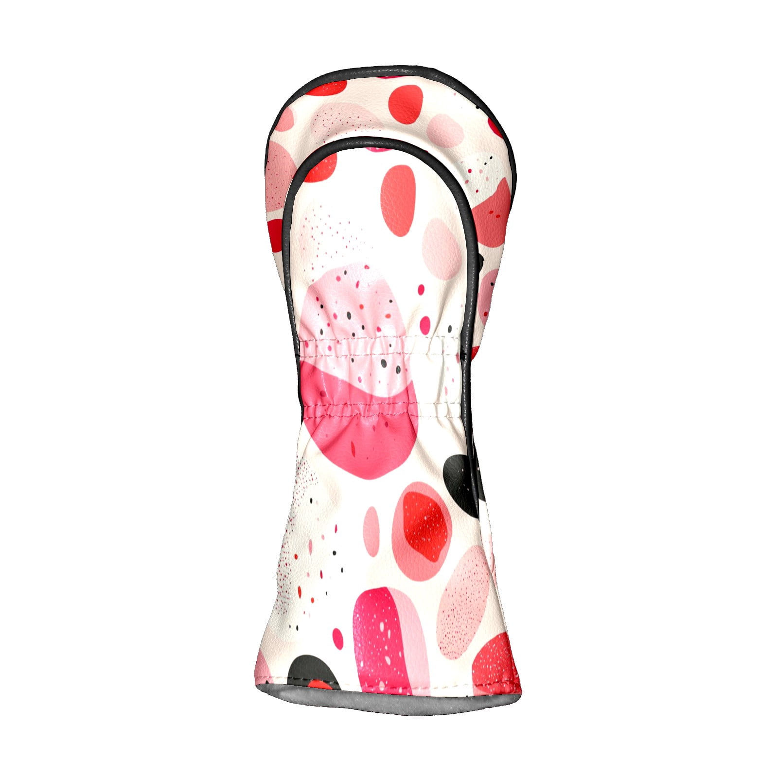 Golf Club Covers PU Leather Waterproof Head Covers for Fairway Woods Hybrids Red Soft Stone Unisex Fits Most Brands