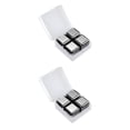 thumbnail image 2 of Billuyoard Pub Nightclub Enfriamiento de vino Piedras de enfriamiento Jugo Cubos de hielo de acero inoxidable con caja de almacenamiento Enfriador 4 Uds cubos 2Conjunto, 2 of 6