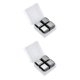 thumbnail image 4 of Kearding Piedras para enfriar vino, bebidas, jugo, cubos de hielo de acero inoxidable, enfriador de fiesta de aniversario de boda, accesorios de 4 Uds cubos 2Conjunto, 4 of 6