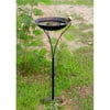 Copper Finish Round In-ground Birdbath