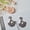 B, variant on Set of 2 Scalloped Sea Snail Pattern Polymer Clay Cutters for Jewelry Making - Elegant Boho Style Pastry Cutters for Handmade Earrings and Pendants