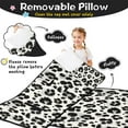 thumbnail image 3 of Black and White Leopard Pattern Toddler Nap Mats for Kids Preschool,Sleeping Mat Bag or Kids,Toddler Sleeping Bag,Toddler Nap Mat or Daycare, 3 of 6