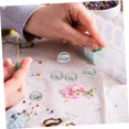 thumbnail image 2 of HUGFEGWE 50 Pcs Perles Dispersées Col Coloré bracelets Boucles d'Oreilles Collier Doré Perles Intercalaires CJB91-57299, 2 of 9