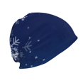 thumbnail image 3 of Xecao Christmas Blue Print Knit Hat,Winter Beanie for Men Women, Beanie Soft Warm Ski Stocking Cuffed Cap, 3 of 7
