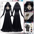 thumbnail image 2 of Resident Village Cosplay Evil Bela Lady Dimitrescu Disfraz de fantasía Ada Wong Ashley Disfraz de mujer Vestido de mujer Traje de Halloween, 2 of 5