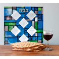 Rite Lite Stained Glass Seder Plate Passover Gift Elegant & Modern