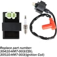 thumbnail image 5 of SEBLAFF Ignition Coil Spark Plug CDI Box Replacement for Honda FourTrax Foreman 400 TRX400FW 1995-2003 30410-HM7-003 30510-HM7-003, 5 of 5
