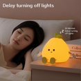 thumbnail image 3 of Kids' Silicone LED Night Lamp Silicone Safe Kids Sleep Companion for Night for Living Room Bedroom, 3 of 5