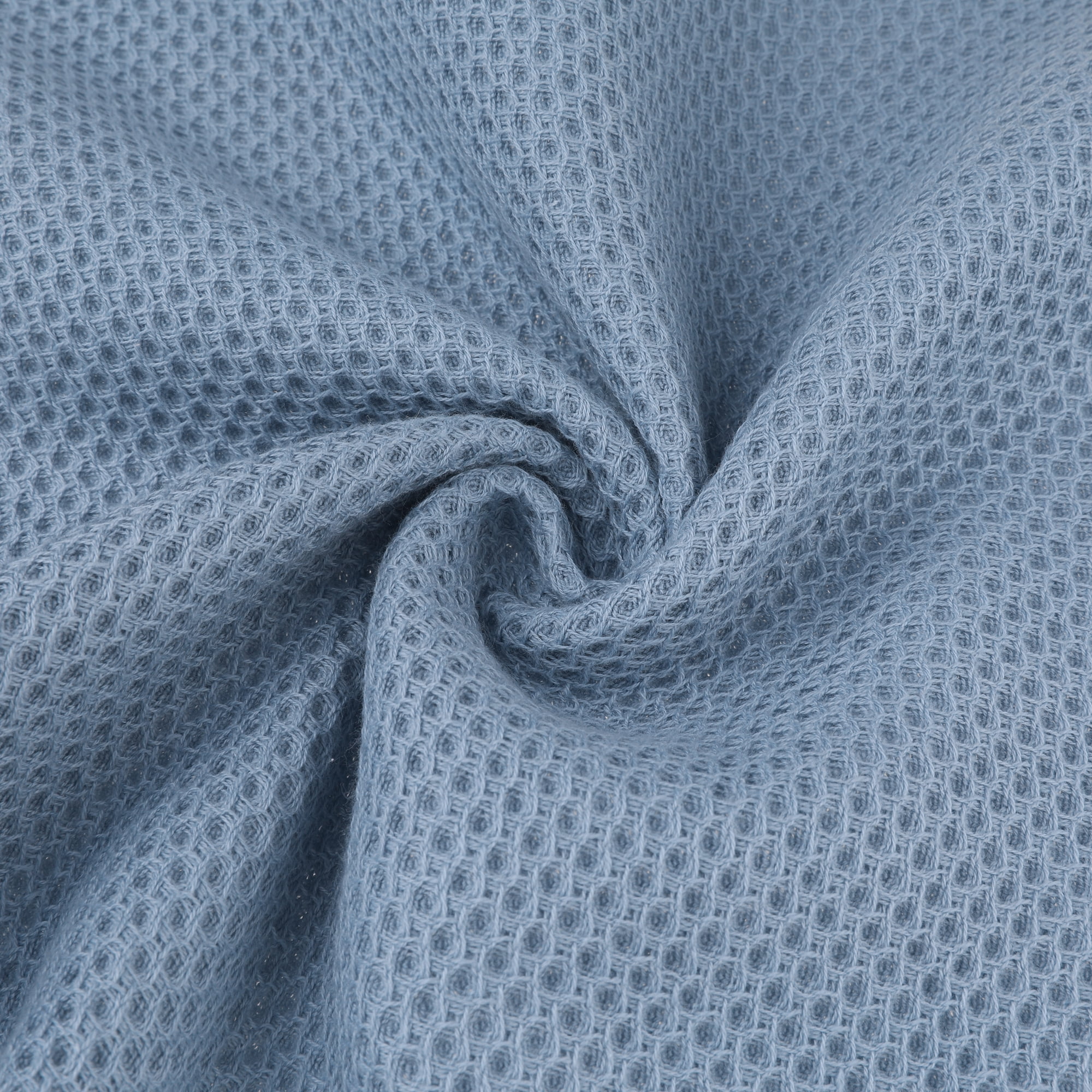 REGALWOVEN Cotton Cleaning Cloth, 6 Pack Cleaning Rag Solid Kitchen Towels for Dish Drying Washing Lint Free Rags Blue 14' x 28'