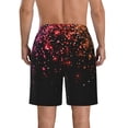 thumbnail image 3 of Naloa Colorful Sparkling Men's Beach Shorts, Surfing shorts, Swim trunks, Quick Dry Swim Trunks for Surfing Beach Fun - Medium, 3 of 9