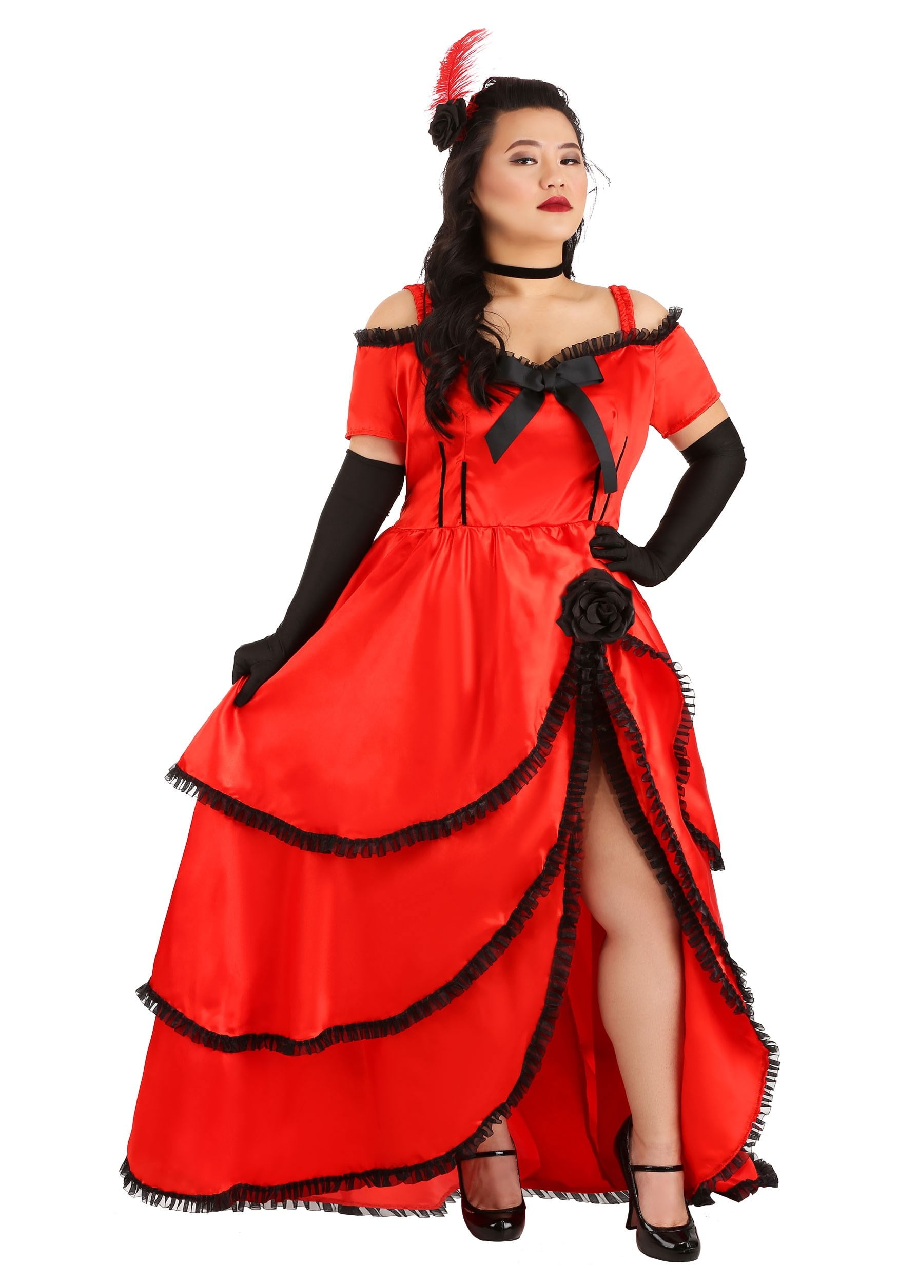 Plus Size Women's Sassy Showgirl Costume - Walmart.com