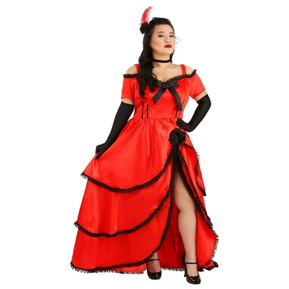 Plus Size Women's Sassy Showgirl Costume