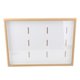 thumbnail image 5 of Vitrina de medallas Caja de almacenamiento Marco de fotos de colección de madera Marco de fotos para A3, 5 of 8
