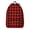 Red and Black-1, variant on Purple and Black Checkered Pattern Backpack for School, Cute School Bag with Adjustable Shoulder Straps and Padded Back, 15.7"x11.8"x5.5"