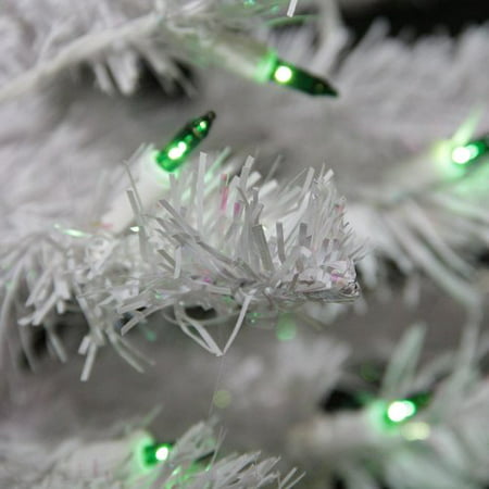 Northlight Seasonal Iridescent 2' White Pine Artificial Christmas Tree with 35 Single colored