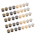 thumbnail image 1 of 4 Colors Leather Rivets 40Pcs Leather Rivets 9x5mm DIY Binding Screw Double Rivets For DIY Leather Decoration Bookbinding, 1 of 8