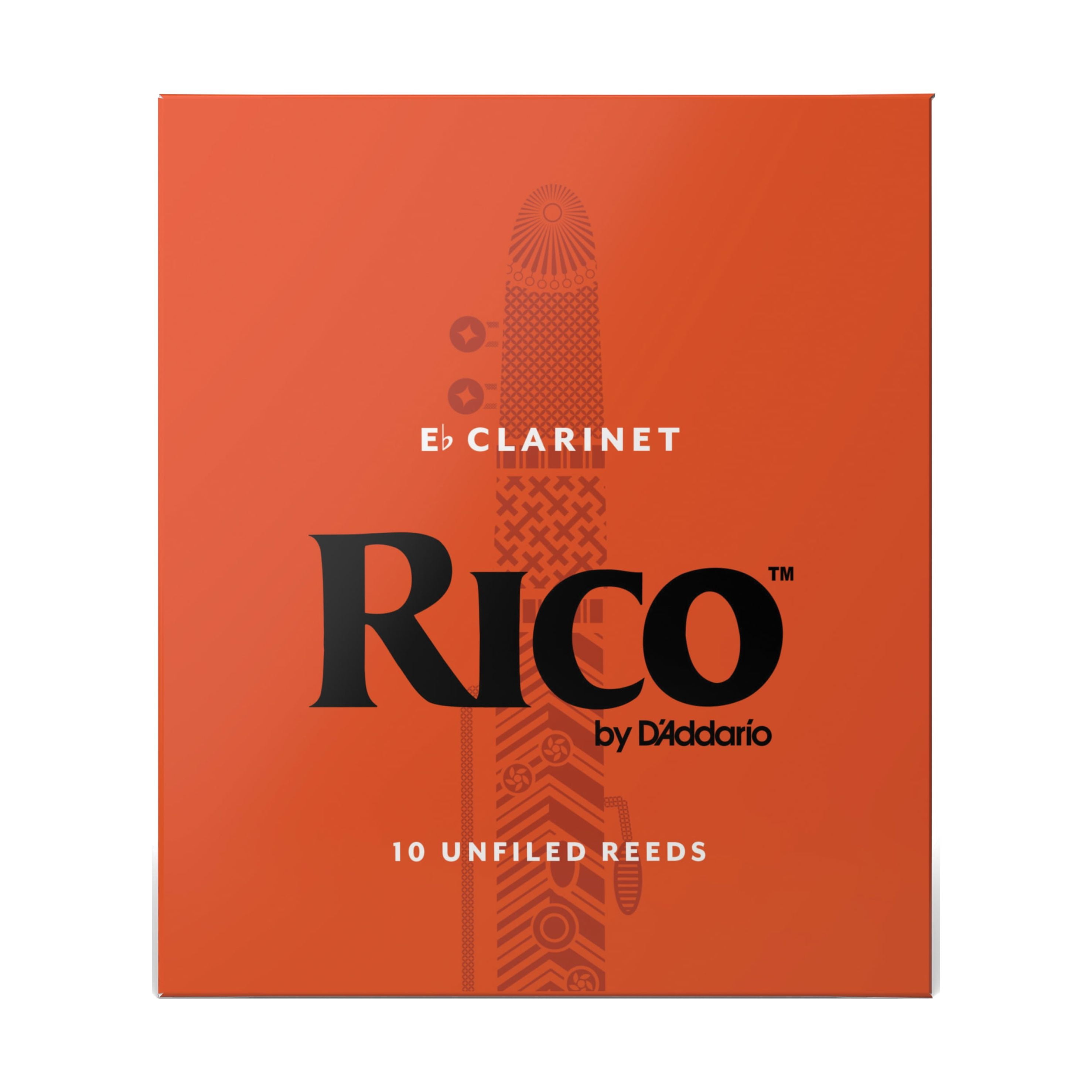 Rico by D'Addario Eb Clarinet Reeds Unfiled - 10 Per Box
