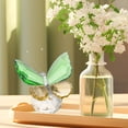 thumbnail image 2 of Yuarrent Regalo del ornamento del pisapapeles de la mariposa de cristal azul y púrpura para la opción premium del regalo de la decoración Decoración del hogar Verde amarillo, 2 of 6