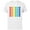 White, variant on Disney Mickey Mouse Rainbow Icons - Short Sleeve Cotton T-Shirt for Adults -Customized-Natural