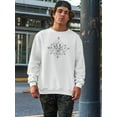 thumbnail image 2 of Sacred Geometry Impression Sweatshirt Men -Image by Shutterstock, Male 3X-Large, 2 of 4