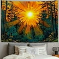 thumbnail image 2 of BCIIG Forest Sun Tapestry Trippy Nature Tree Tapestry Hippie Boho Mountain Wall Tapestry Aesthetic Starry Sky Tapestry Vintage Magic River Tapestry Hanging for Bedroom 40x60inch, 2 of 6