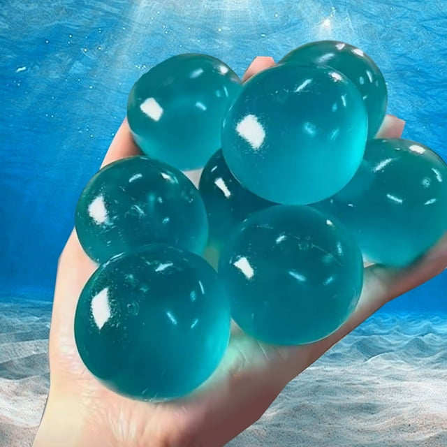 Nilvkv Jouet de Récupération d'Été Rafraîchissant et Rêveur sous-Marin Bleu Pétrissage Faible Résilience Jouet de Décompression en Caoutchouc Doux Toucher Frais Dissipant la Chaleur Estivale