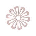 thumbnail image 2 of VerPetridure Household Flower-shaped Dining Table Heat Insulation, Non-slip Tea Mat, 2 of 2