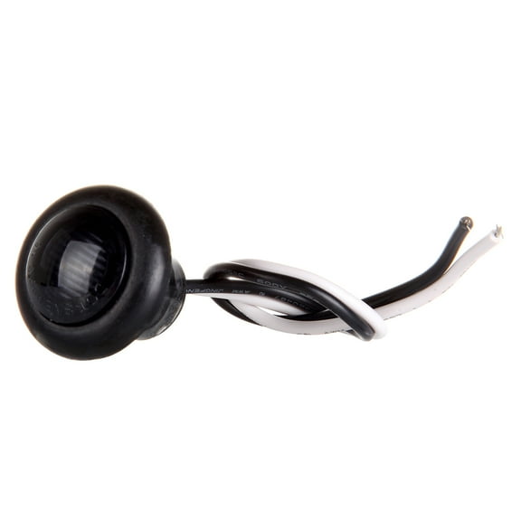 CCIYU 4pcs Red 3/4 Inch LED Bullet Light Truck Trailer Clearance Lamp Boat SUV ATV Bike Trailer Marine Round Side Marker Light