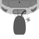 thumbnail image 4 of Minn Kota 3" Raptor Setback Soporte - Blanco, 4 of 4