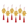 thumbnail image 3 of Adornos colgantes de Año Nuevo chino, amuletos de la suerte para interiores y exteriores. Fa personaje 6 piezas, 3 of 9