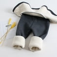 thumbnail image 6 of 12M-10T Little Girls Winter Warm Thicken Fleece Leggings Tights Skinny Pants, Uccdo Toddler Girl Solid Color Culottes Pantskirt Scooters, 6 of 7