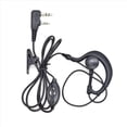 thumbnail image 2 of 4X Auriculares Walkie Talkie de 2 Pines con Conector K, Auricular de Radioaficionado Bidireccional con Cable para Auriculares -888S UV5R Walkie Talkie 992, 2 of 6