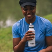 RTIC 20 oz Ceramic Lined Insulated Journey Water Bottle, Leak-Proof Lid, Black