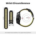 thumbnail image 7 of Tianle 4 Pack Silicone Watch Band Replacement Solft Silicone Strap Compatible Forerunner 230/220/ 235/620/ 630/ 735XT/ Approach S20/ S5/ S6, 7 of 7