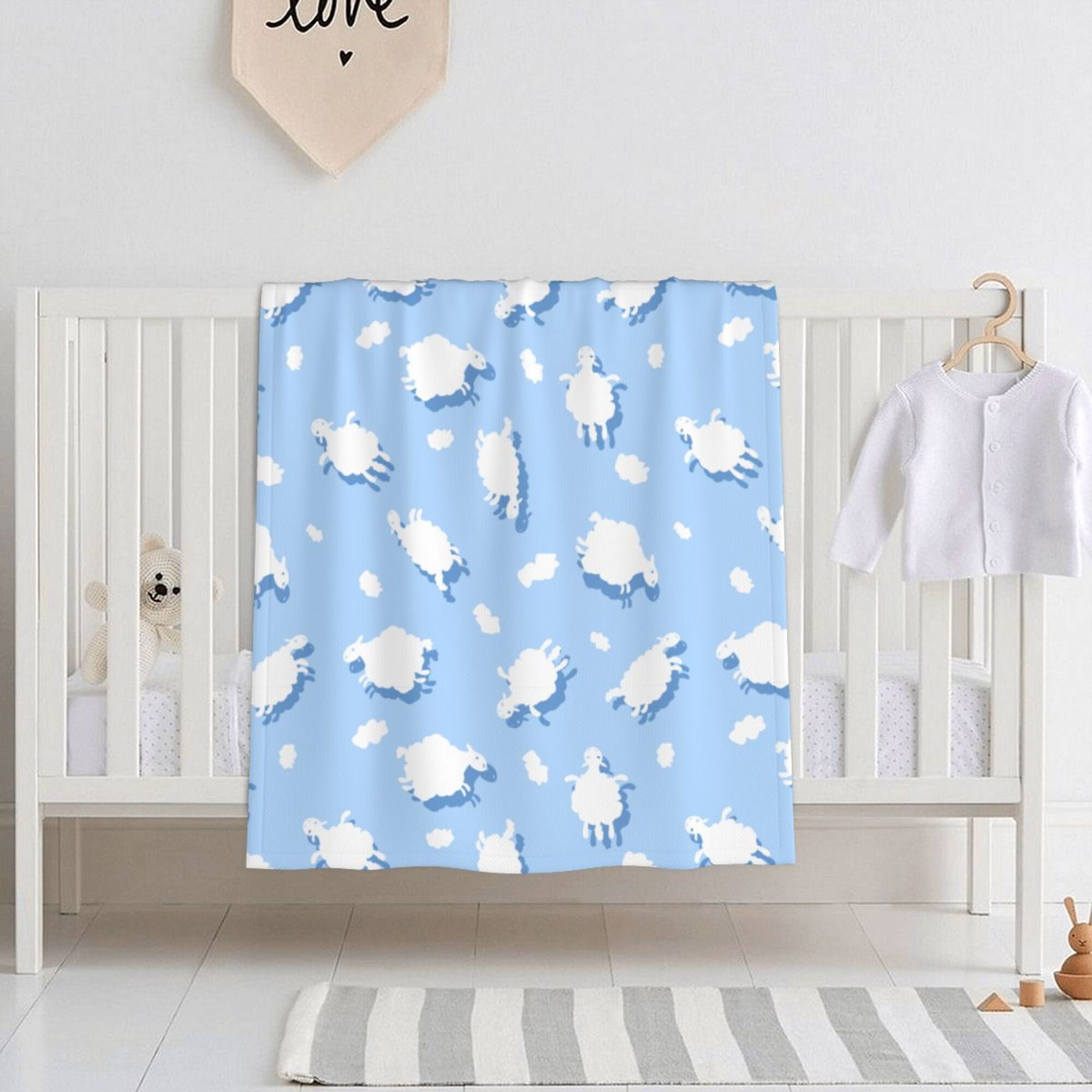 Waterproof Baby Blanket, XL, for Baby's 'naked Time' Microfleece and  Flannel 
