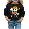 thumbnail image 2 of TZEWGL Pumpkin Print Round Neck Long Sleeve Sweat Tops For Newborn Blouse For Baby size 9-10T, 2 of 3