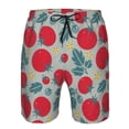 thumbnail image 3 of Goofa Tomato Printed Mens Swim Trunks Summer Quick Dry Short Beach Swimwear Bathing Suits-Medium, 3 of 9