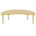thumbnail image 3 of ECR4Kids 48in x 72in Kidney Everyday T-Mold Adjustable Activity Table Maple/Yellow - Chunky Leg, 3 of 3
