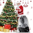 thumbnail image 2 of Marilyn Monroe Bolsa de regalo con cierre de cinta navideño para decoración de Navidad,50cm×76 cm., 2 of 6