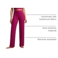 thumbnail image 4 of Pantalones CRZ YOGA Butterluxe tiro alto pierna ancha 79 cm M, 4 of 6