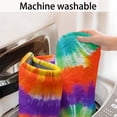 thumbnail image 4 of Colorful Rainbow Tie Dye Spiral Pattern Bathroom Rugs Mat,Non Slip Microfiber Bathroom Rug,Rubber Backing,Soft Bathroom Mats for Bathroom Floor,Tub and Shower,20x32in(50x80cm), 4 of 4