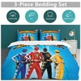 thumbnail image 5 of Power Rangers 3-Piece Bedding Comforter Set Bed Cover Set Soft Warm Bedding for Bedroom, Home, Hotel 102"x90", 5 of 8