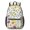 Pioneer Flower Floral Print Pattern-3, variant on Pioneer Flower Floral Print Pattern 17" School Backpacks for Teens,Waterproof Oxford Fabric,S-Shape Padded Straps for School,Travel,Hiking,Camping
