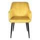 thumbnail image 2 of Set 2 Sillas Comedor Sillones Terciopelo Acolchadas Modernas, 2 of 5