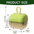 thumbnail image 3 of Clearance! Delayuji Hair Remover Clothing Roller Sticky Washable Clothing Roller Portable Home Travel Cotton Roller Super Sticky Cotton Roller Fluff Hair Mini Cotton Roller One Size Green, 3 of 9