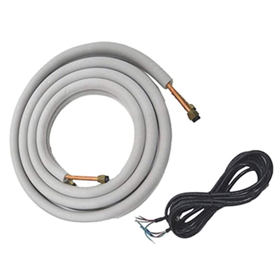 Upgrade 25' to 50 Lineset for 9,000 Air Handler Mini Split Air Conditioner - 1/4" x 3/8"