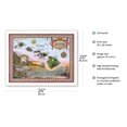 thumbnail image 2 of Map of Old Hawaii - The Islands of Hawaii - Vintage Colored Cartographic Map by Steve Strickland - Fine Art Matte Paper Print (Unframed) 20x26in, 2 of 4