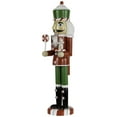 thumbnail image 4 of Northlight Peppermint Candy Nutcracker Christmas Figure - 15" - Red and Green, 4 of 9